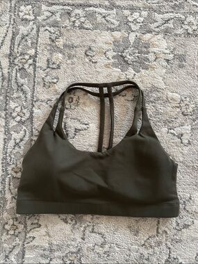Montiel Green Sport Bra Small